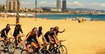 barcelona-bike-tour-beach