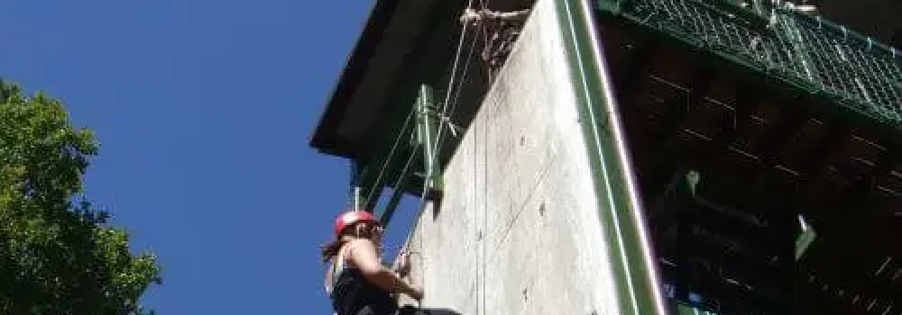 hat-abseiling-hen