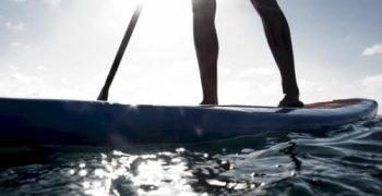 paddleboarding